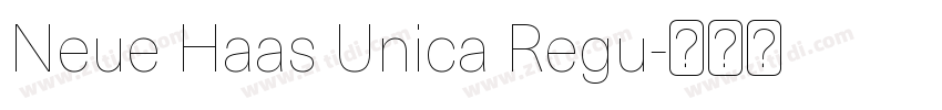 Neue Haas Unica Regu字体转换 Neue Haas Unica Regu字体转换